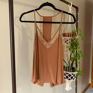 American Eagle Lace Tank Top